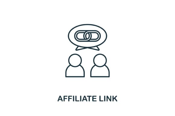 Affiliate Link Icon: A Modern Graphic for Web and Editorial Use
