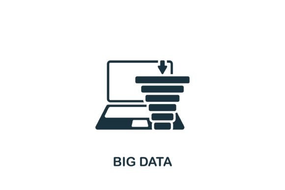 Big Data Icon: A Modern Graphic for Branding and Marketing