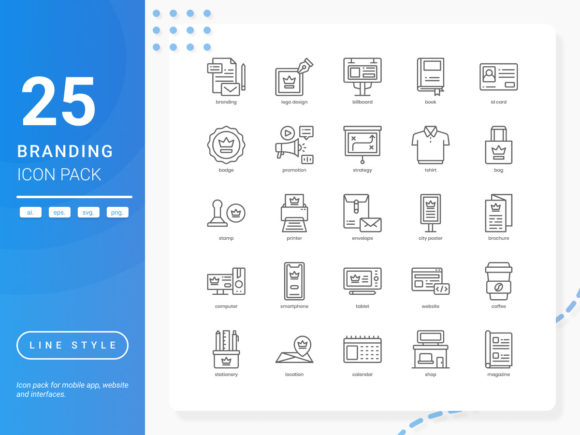 Branding Icon Pack: A Versatile Graphic Asset for Modern Web Design