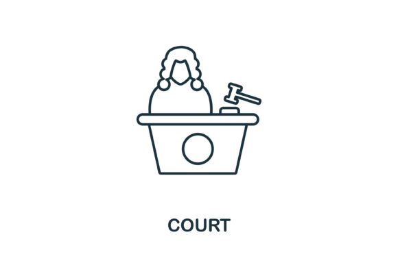 Court Icon – A Versatile Graphic for Handmade Creations