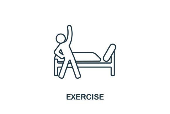 Exercise Icon: A Versatile Graphic for Local Business Branding