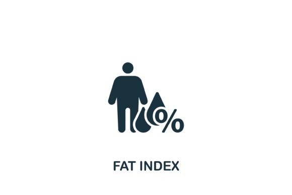 Fat Index Icon - A Versatile Graphic for Digital Sellers
