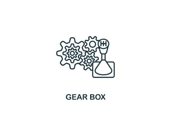 Gear Box Icon – A Versatile Graphic for Branding and Marketing