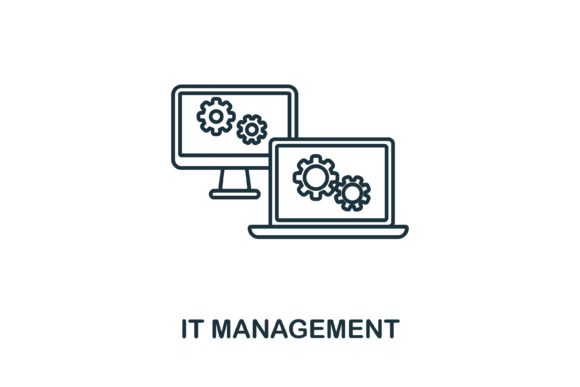 It Management Icon for Handmade Crafts and Graphics