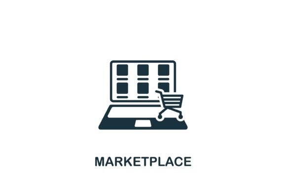 Marketplace Icon: A Versatile Graphic for Digital Sellers