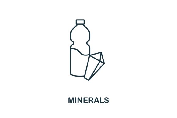 Minerals Icon: A Versatile Graphic Asset for Branding and Marketing
