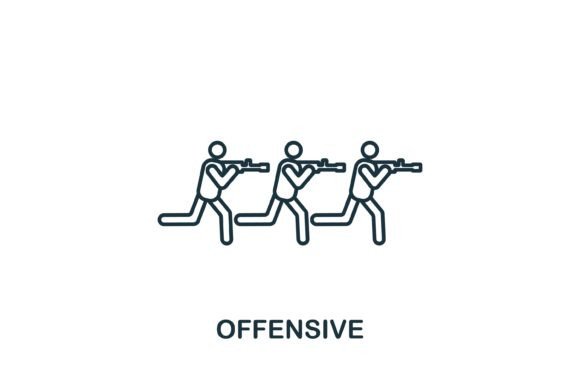 Offensive Icon: A Graphic Asset for Bold Design Projects