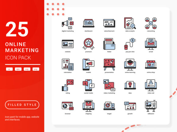 Online Marketing Icon Pack Review