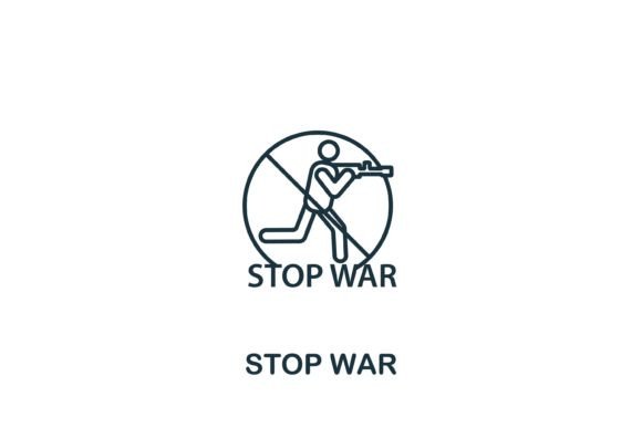 Stop War Icon: A Powerful Graphic for Branding and Marketing