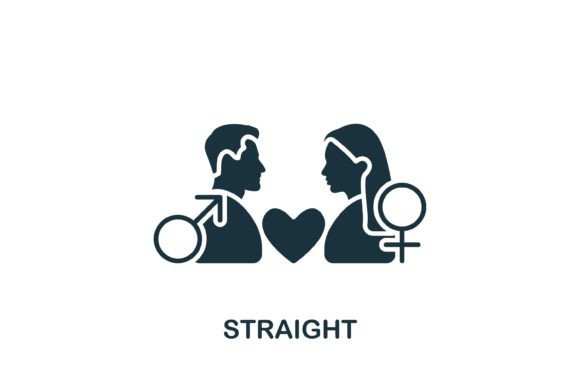 Straight Icon – A Versatile Graphic Design Asset for Icons and Digital Products