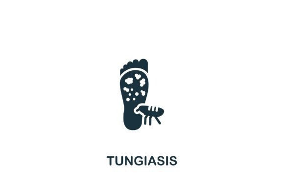 Tungiasis Icon for Crafting and Design