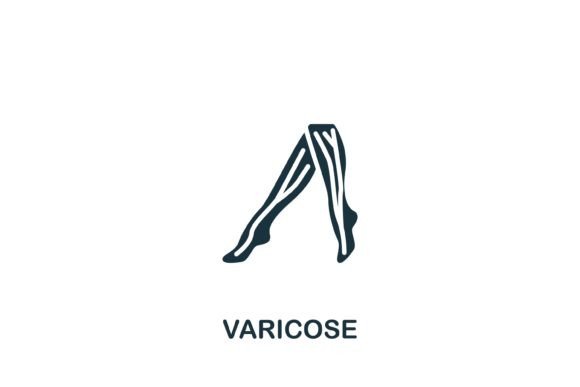 Varicose Icon: A Versatile Graphic for Local Business Branding