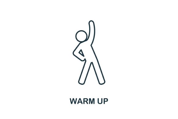 Warm Up Icon for Graphics and Icons