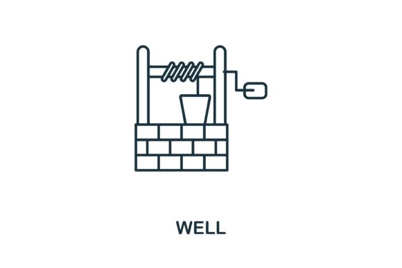 Well Icon: A Versatile Graphic for Local Business Branding